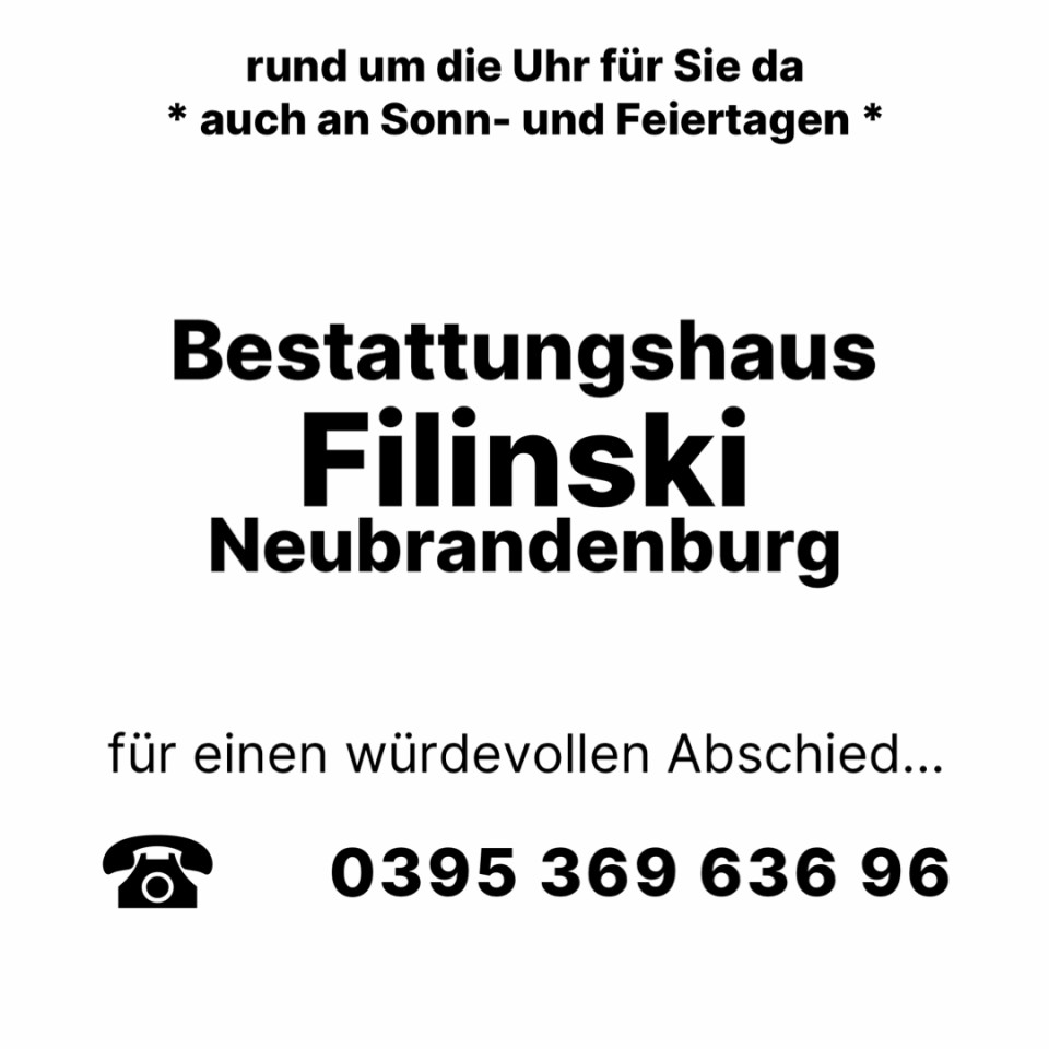 Beerdigungen Neubrandenburg Waldfriedhof
